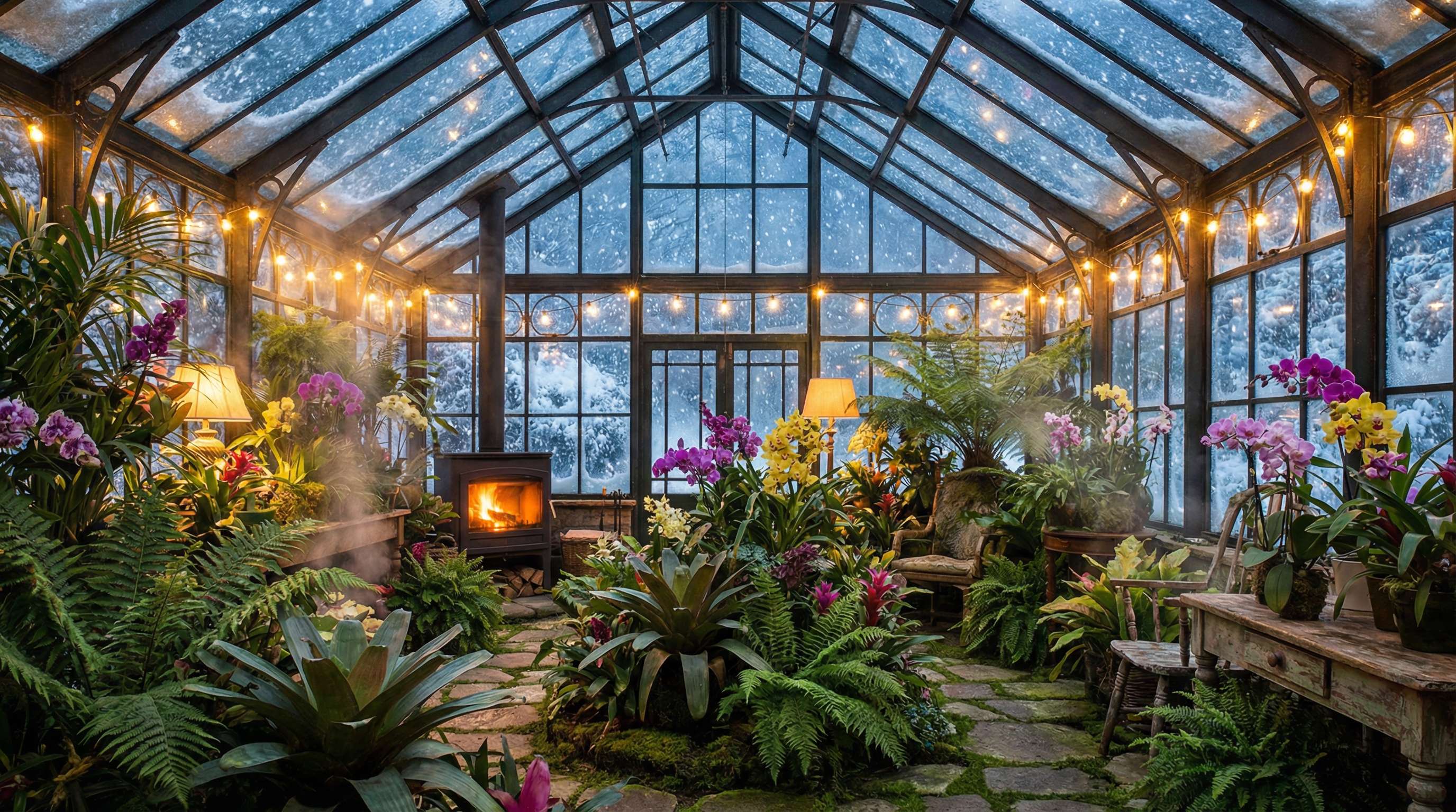 媚黑冬季温室植物养护视频教程