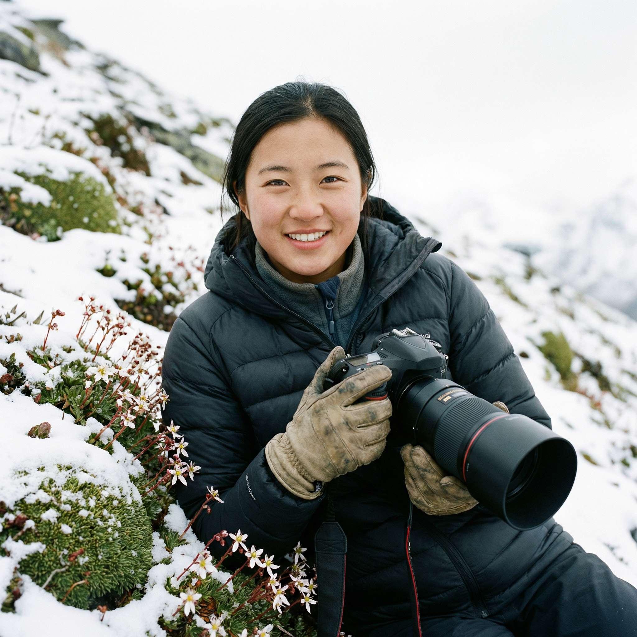媚黑首席植物摄影师林雪薇